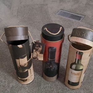 Three wine sturdy gift boxes